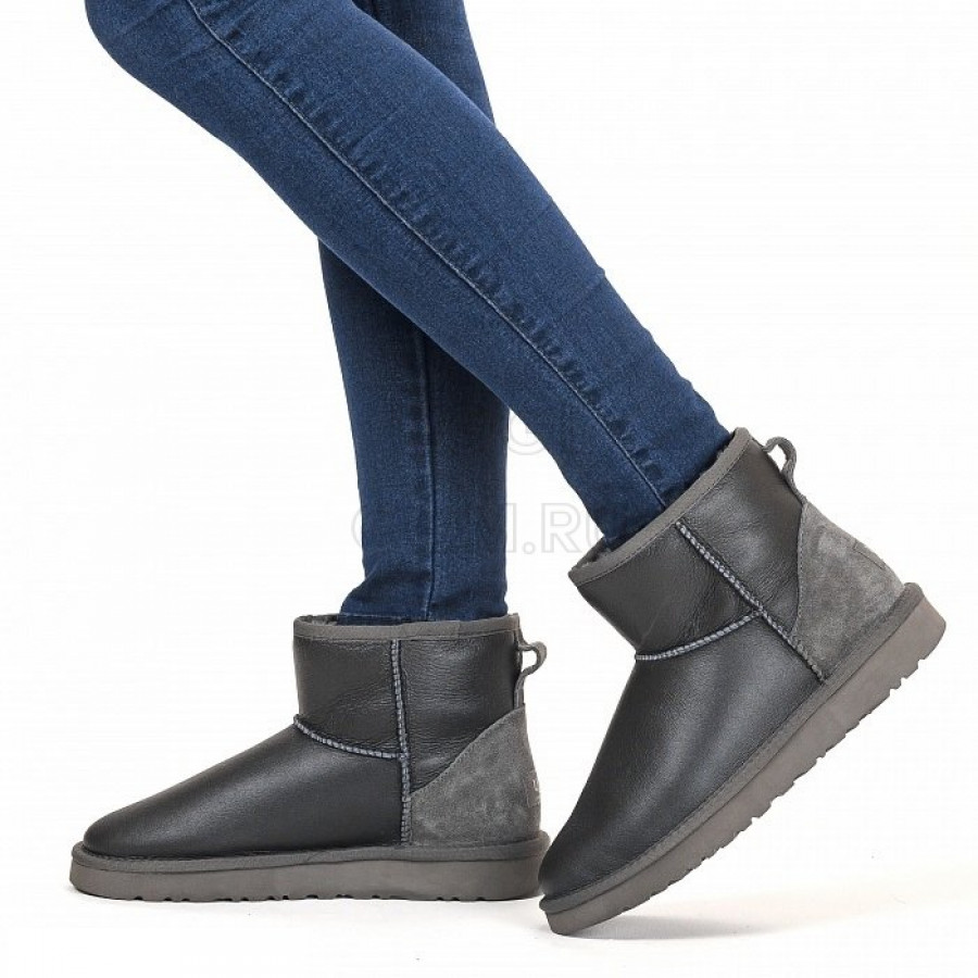 Женские UGG Classic Mini Metallic Grey