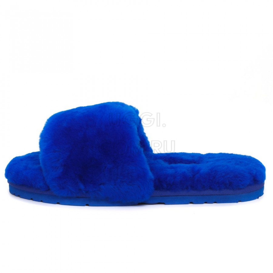 Женские UGG Fluff Slide Slippers Blue