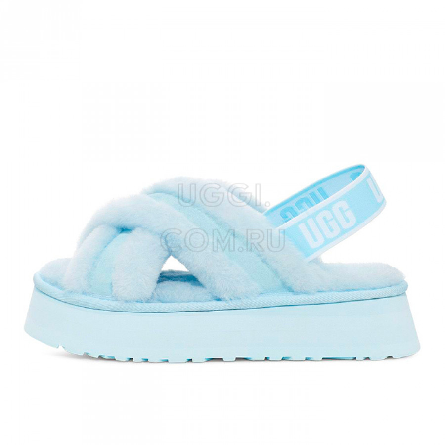 Женские UGG Disco Cross Slide Blue