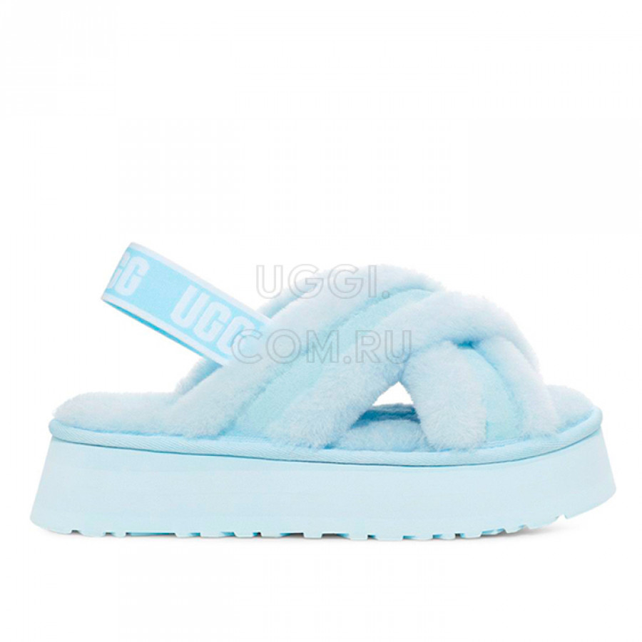 Женские UGG Disco Cross Slide Blue