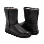 UGG Classic Short Leather Black