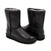 UGG Classic Short Leather Black