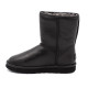 Женские UGG Classic Short Leather Black