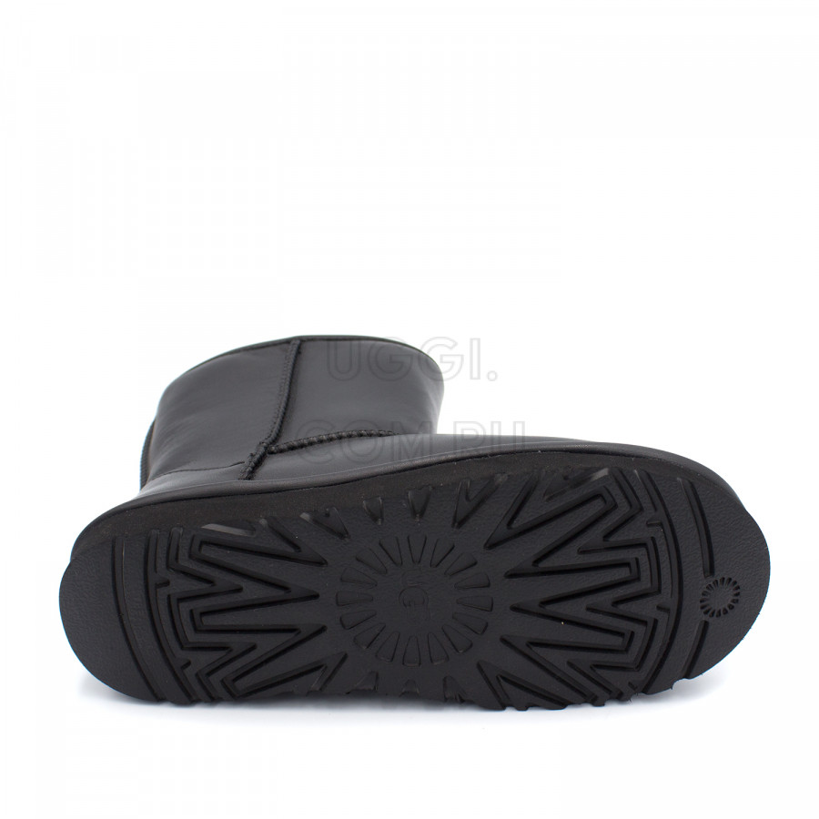 Женские UGG Classic Short Leather Black