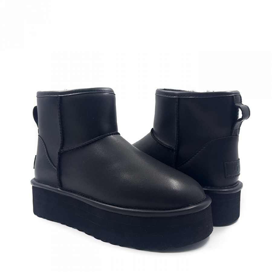 Женские UGG Classic Mini Platform Leather Black