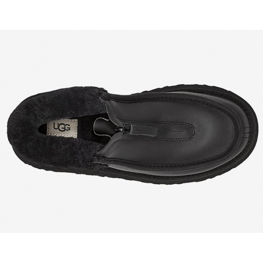 Женские UGG Funkette Platform Boots Leather Black