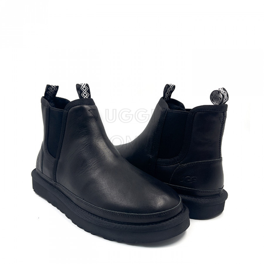 Мужские UGG Mens Neumel Chelsea Leather Black