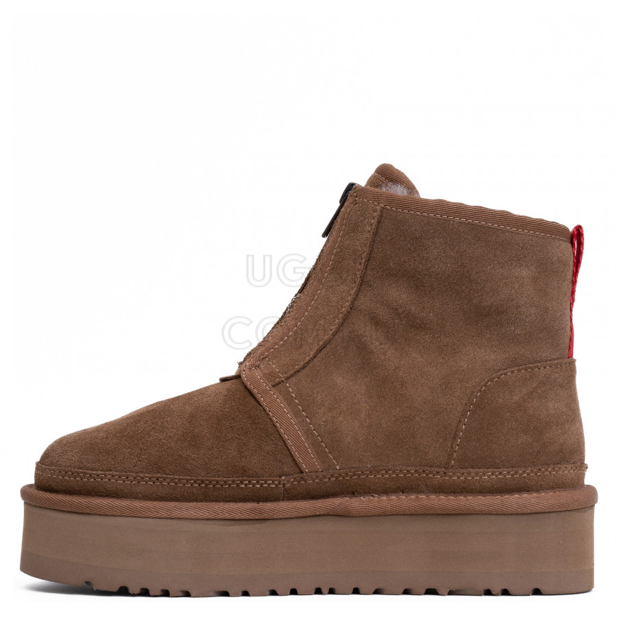 Женские UGG Neumel Platform Zip Chestnut