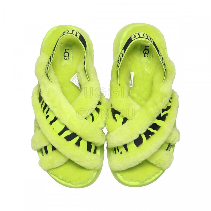 Женские UGG Disco Cross Slide Lime