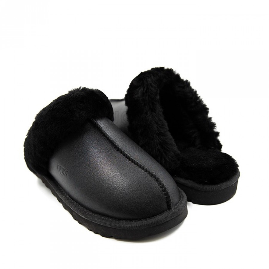 Мужские UGG Mens Cozy II Slipper Metallic Black