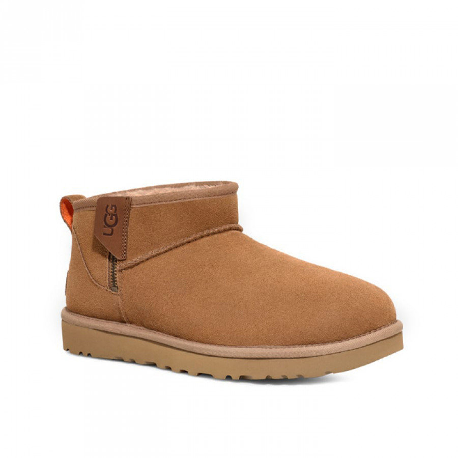 Мужские UGG Mens Classic Ultra Mini Zip Chestnut
