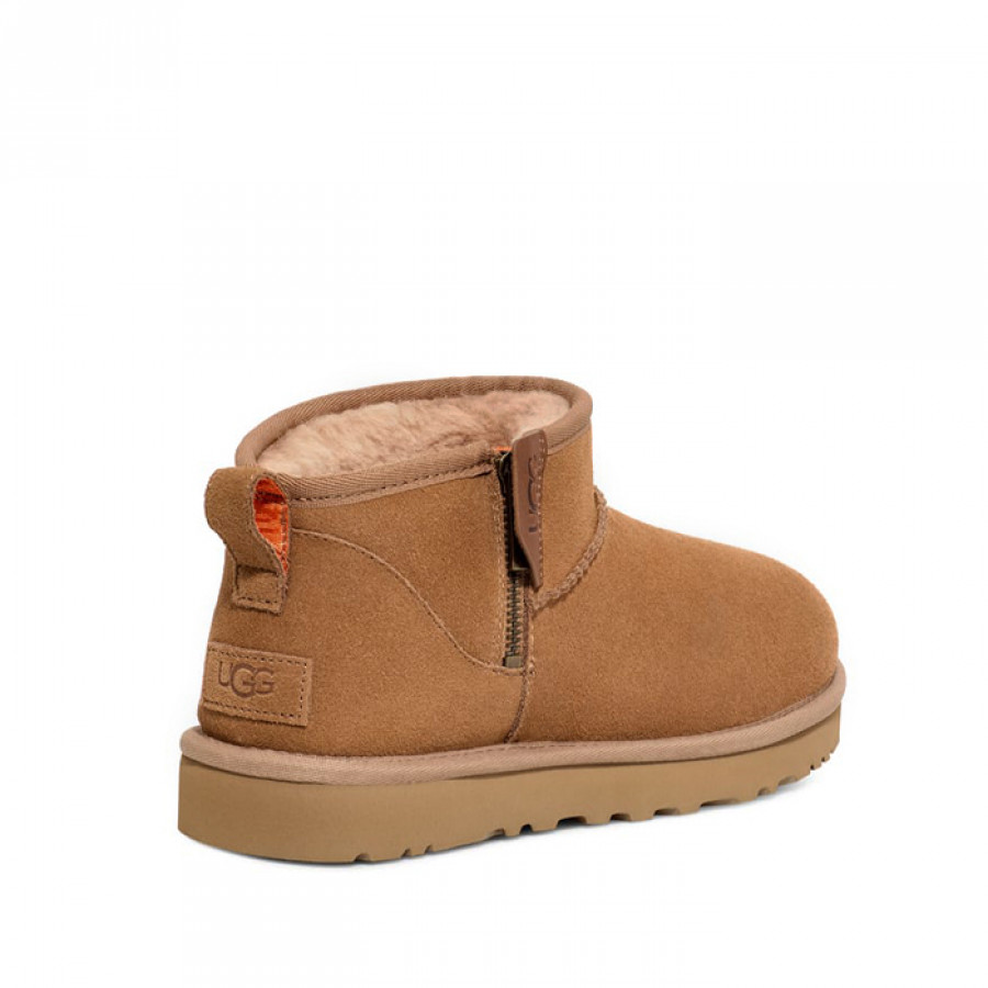 Мужские UGG Mens Classic Ultra Mini Zip Chestnut