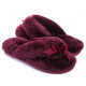 Женские UGG Fluff Flip Flop II Bordo