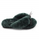Женские UGG Fluff Flip Flop II Dark Green