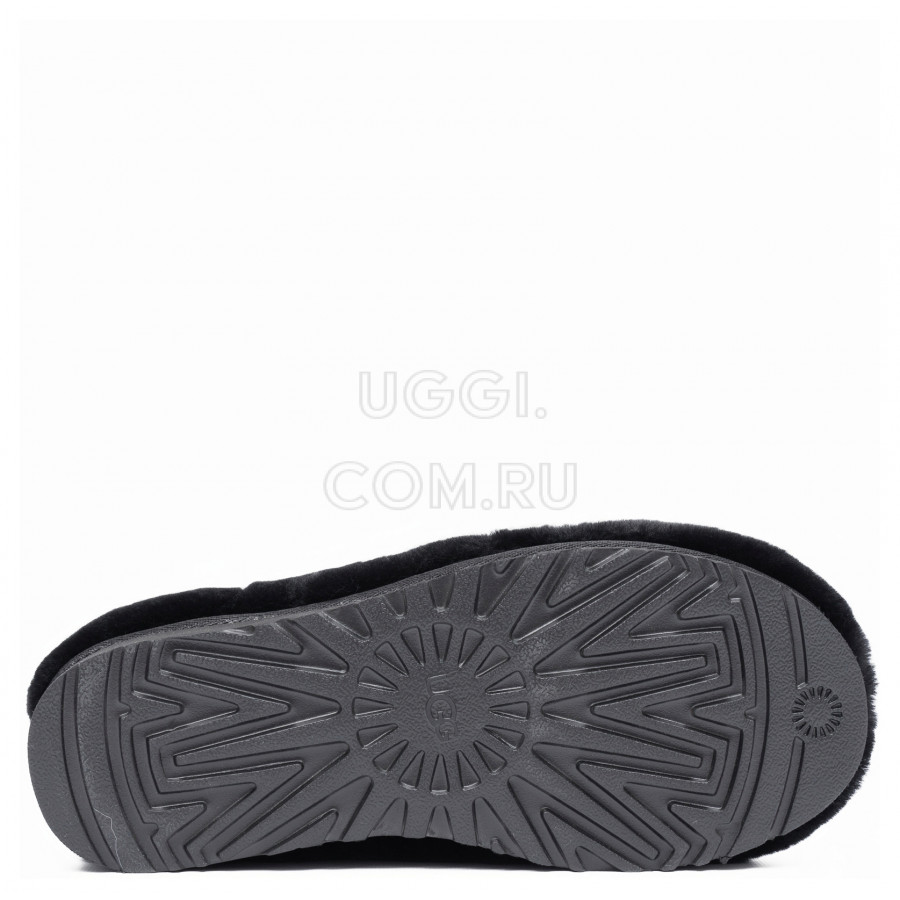 Женские UGG Hailey Fluff Slippers Black
