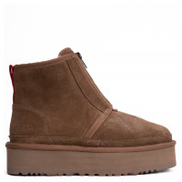 UGG Neumel Platform Zip Chestnut