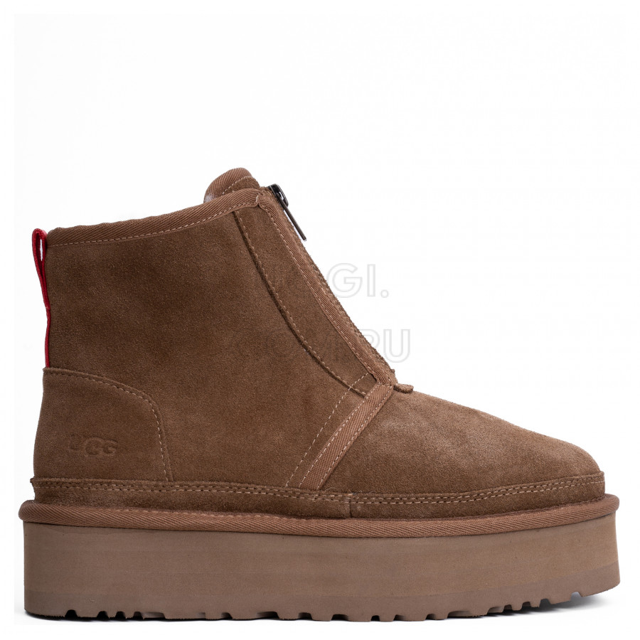 Женские UGG Neumel Platform Zip Chestnut
