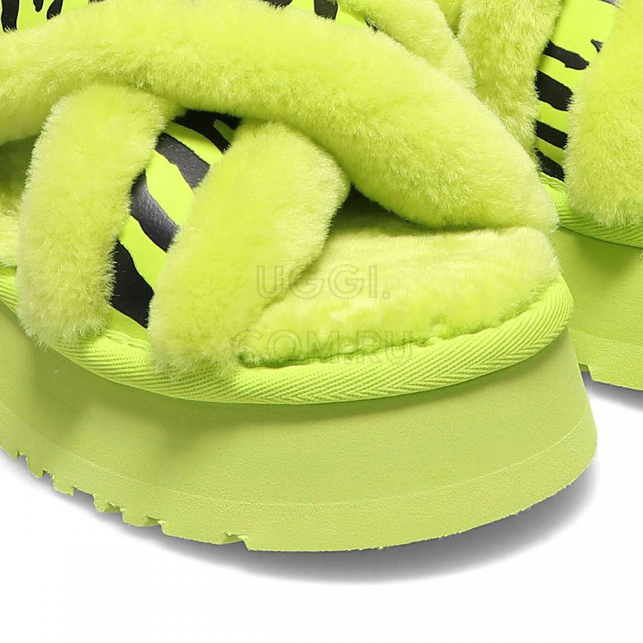 Женские UGG Disco Cross Slide Lime