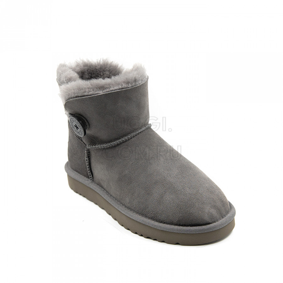 Женские UGG Mini Bailey Button II Grey