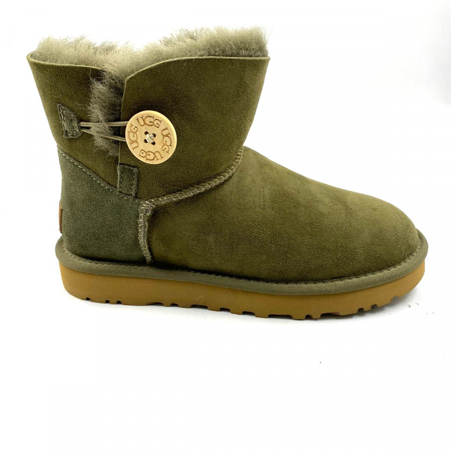 Женские UGG Mini Bailey Button II Olive
