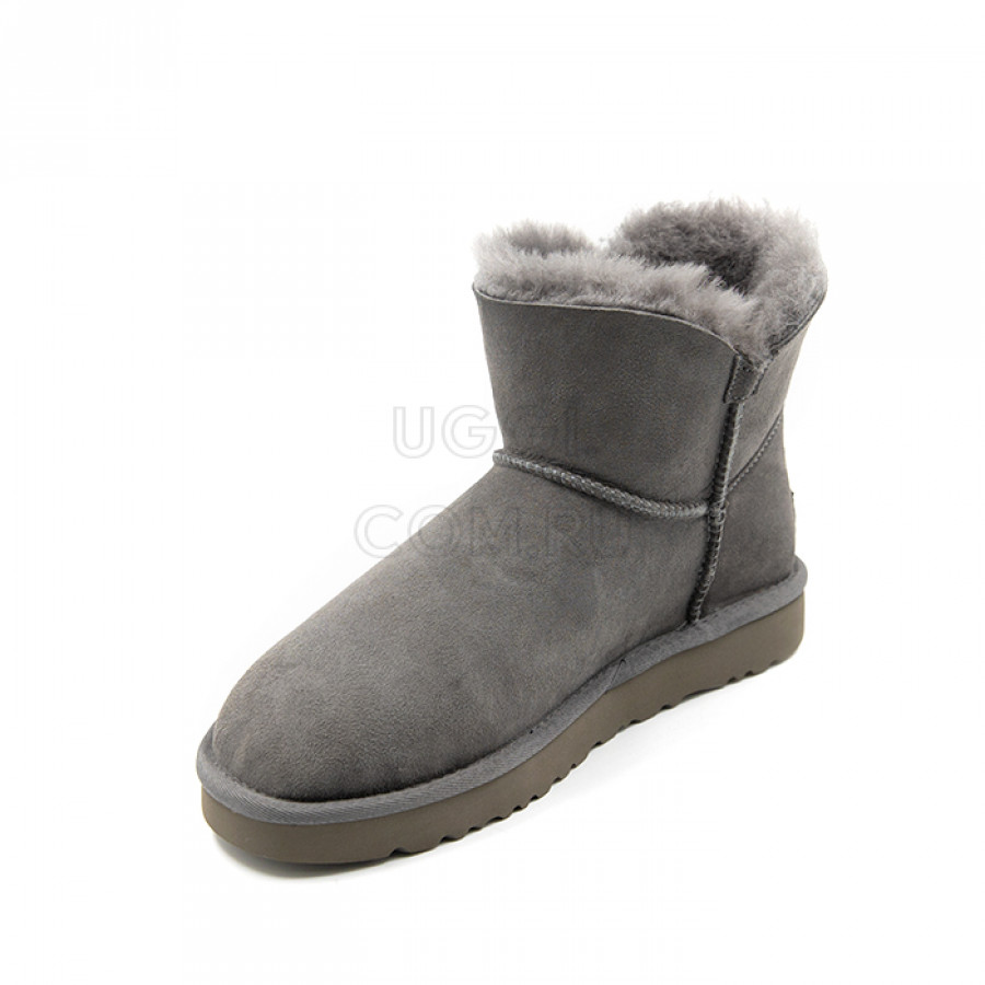 Женские UGG Mini Bailey Button II Grey