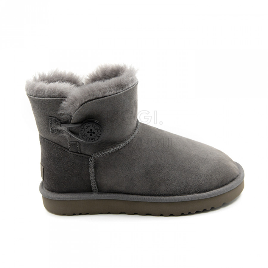 Женские UGG Mini Bailey Button II Grey