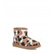 Женские UGG Classic Mini Cow Print Chestnut