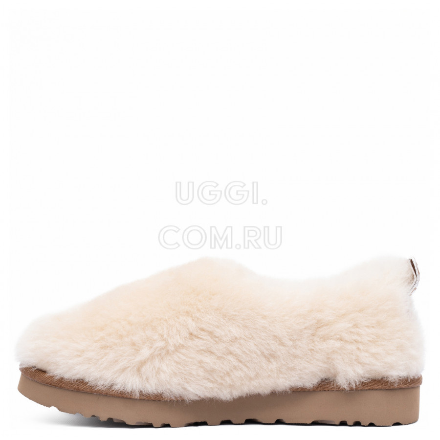 Женские UGG Hailey Fluff Slippers Natural