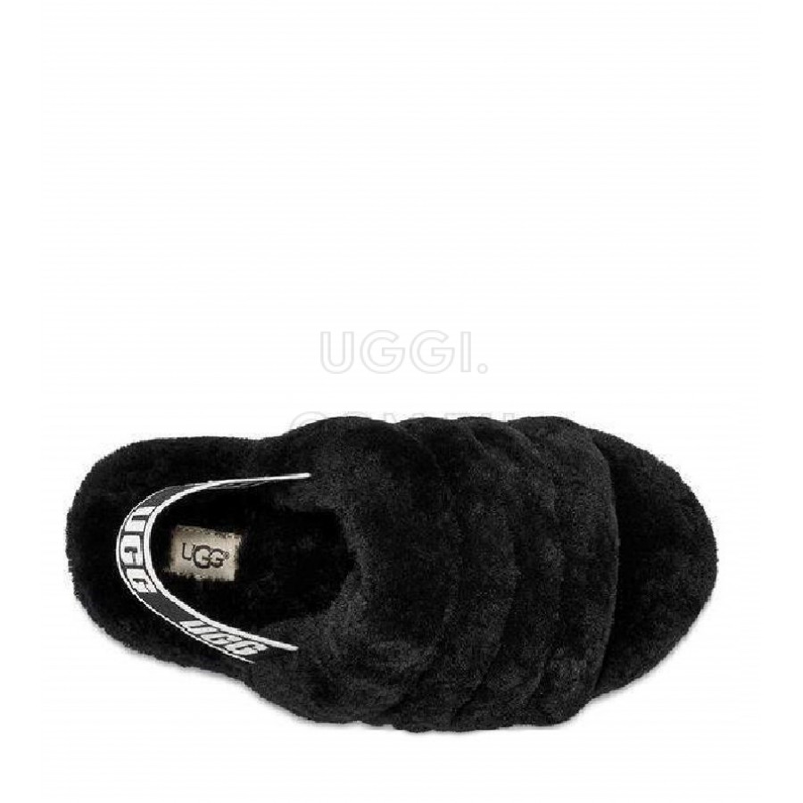 Женские UGG Fluff Yeah Slide Black