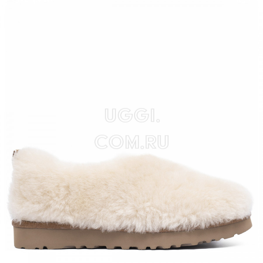 Женские UGG Hailey Fluff Slippers Natural
