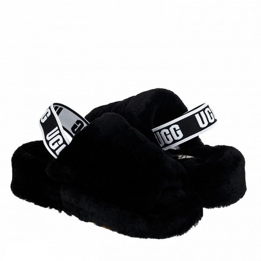 Женские UGG Fluff Yeah Slide Black