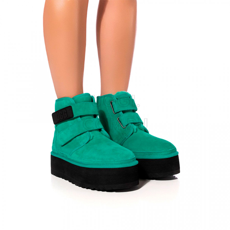 Женские UGG Neumel Platform Buckle Green