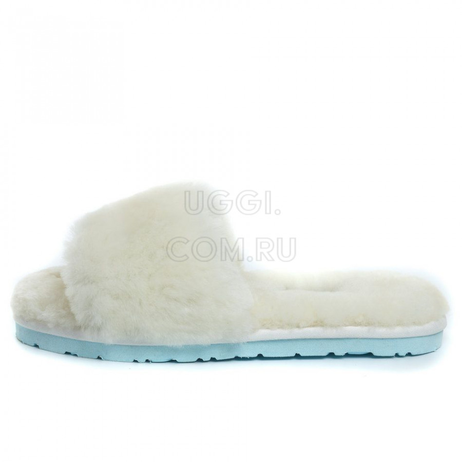 Женские UGG Fluff Slide Slippers White