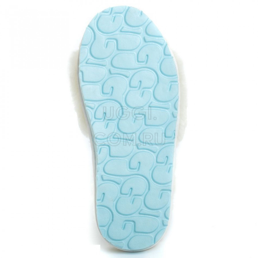 Женские UGG Fluff Slide Slippers White