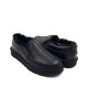 Женские UGG Stitch Slip On Leather Black