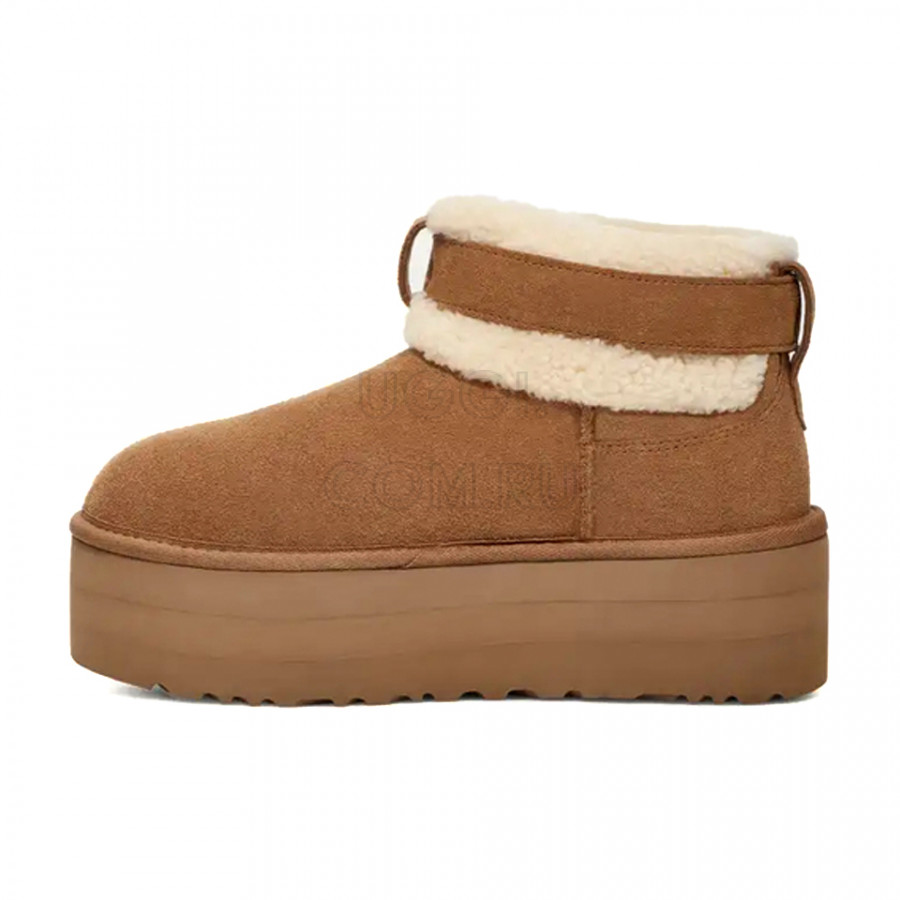 Женские UGG Ultra Mini Belted Roller Chestnut