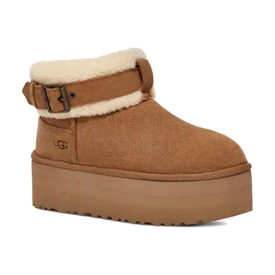 Женские UGG Ultra Mini Belted Roller Chestnut