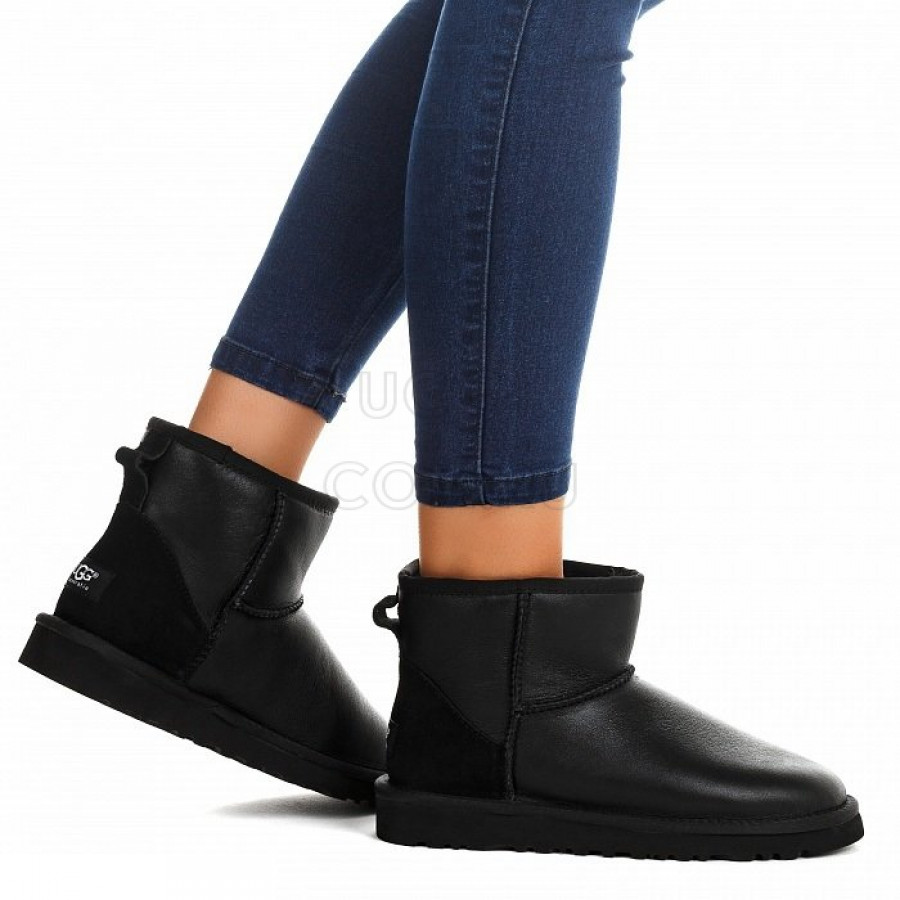 Женские UGG Classic Mini Metallic Black
