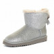 Женские UGG Mini Bailey Bow Sparkle Silver