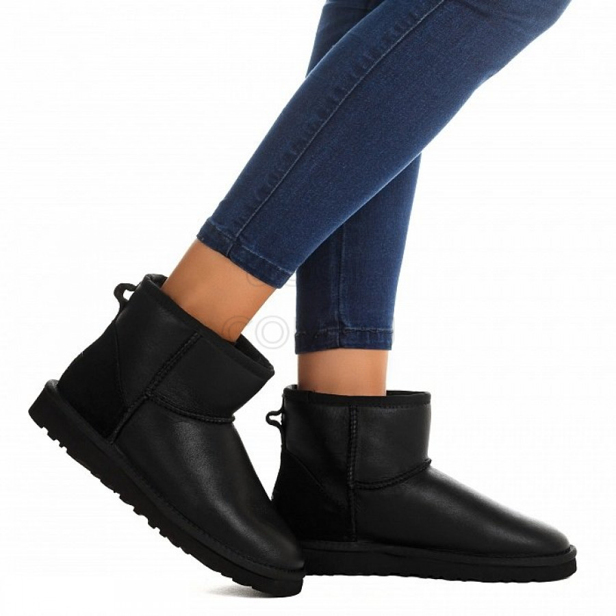 Женские UGG Classic Mini Metallic Black