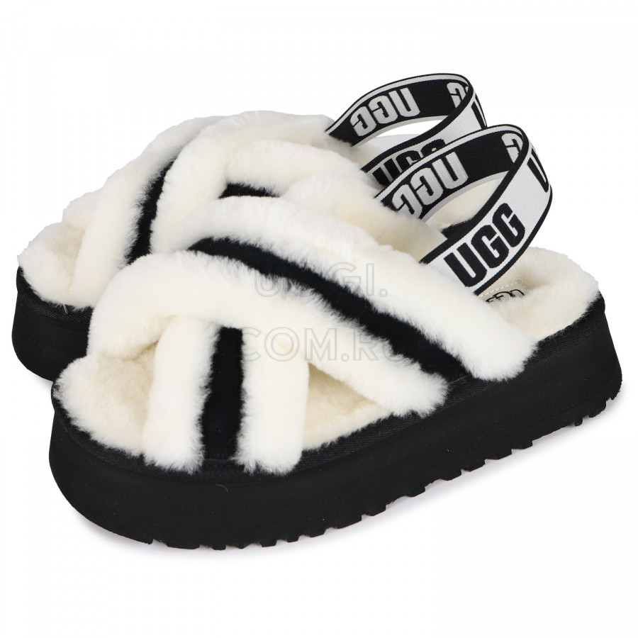 Женские UGG Disco Cross Slide White