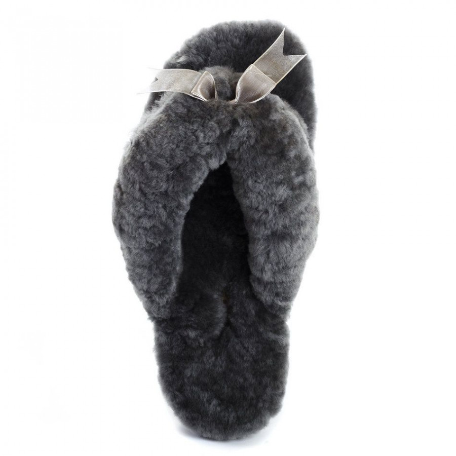 Женские UGG Fluff Flip Flop II Grey
