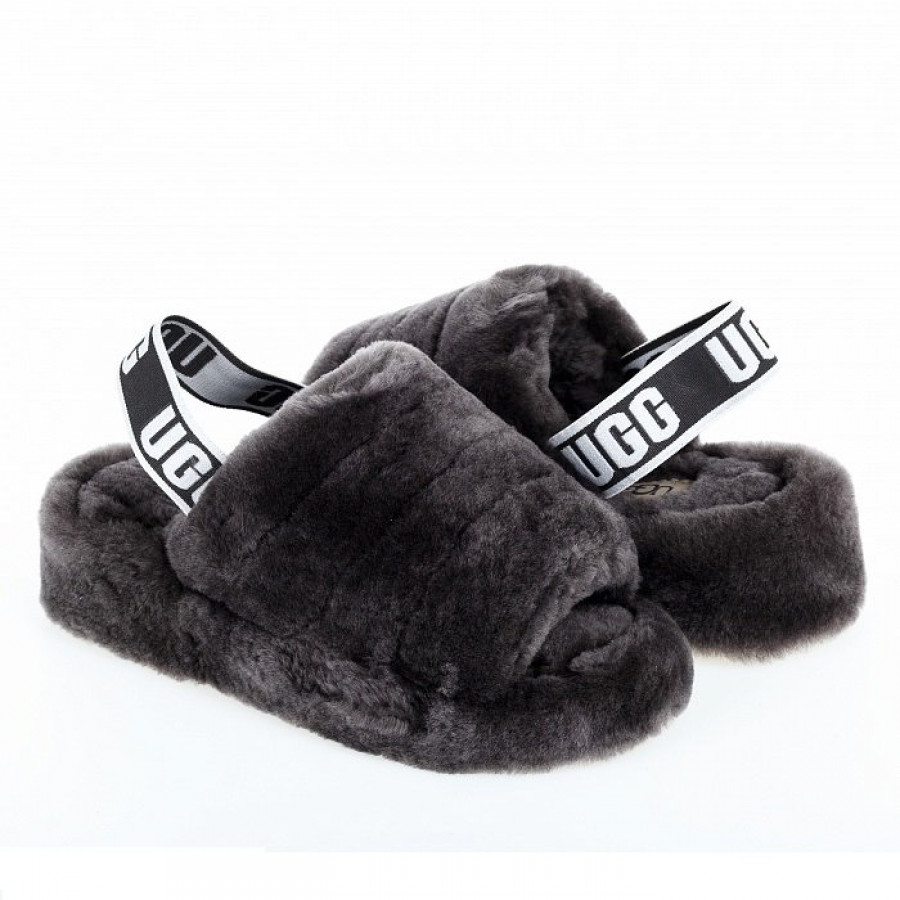 Женские UGG Fluff Yeah Slide Grey