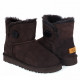 Женские UGG Mini Bailey Button II Chocolate