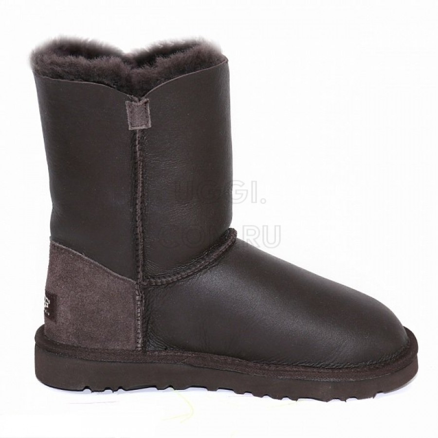 Женские UGG Bailey Button Metallic Chocolate