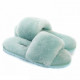 Женские UGG Fluff Slide Slippers Lake Blue