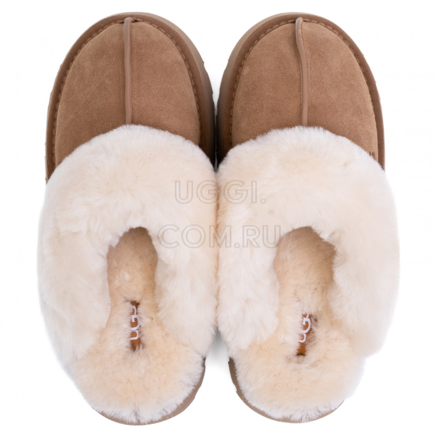 Женские UGG Slippers Scuffette Platform Chestnut