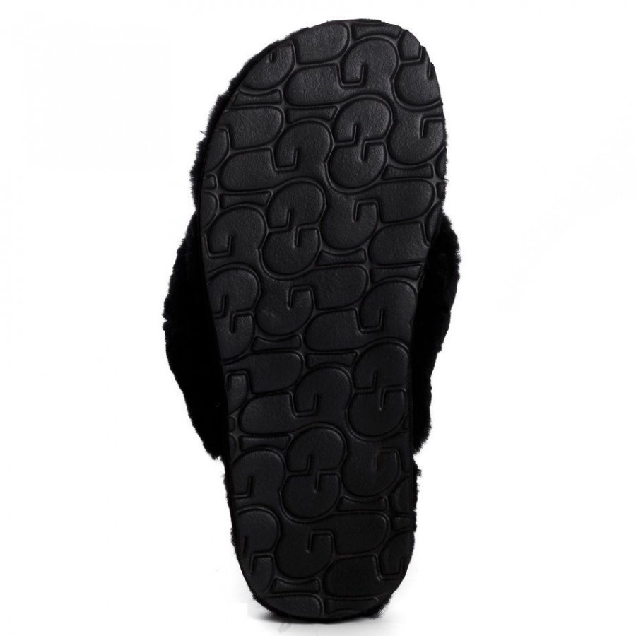 Женские UGG Fluff Flip Flop II Black