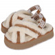 Женские UGG Disco Cross Slide Chestnut