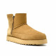 Женские UGG Classic Zip Mini Suede Chestnut
